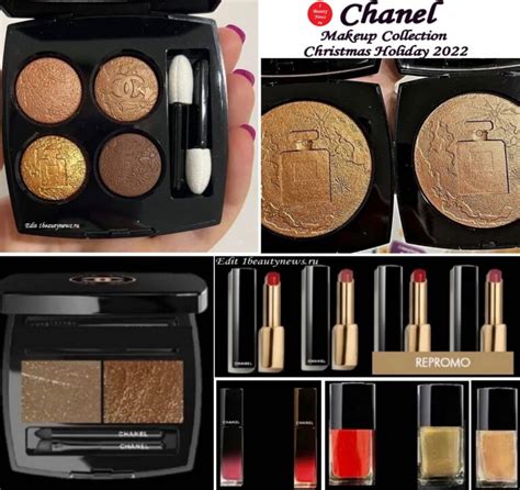 chanel holiday palette 2022|Chanel holiday 2022 makeup collection.